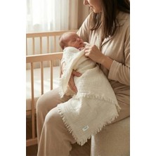 Genel Tedarik Hamur Bebek Muslin Pıke 85X100 cm EKRU%100 Pamuklu