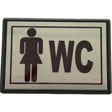 Bezos Yönlendirme Büyük Wc Bayan 13X8,5 cm