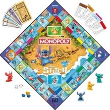 Accusys Monopoly Stitch Kutu Oyunu - Ingilizce Versiyonu