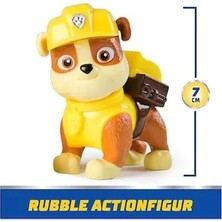 2Kids Paw Patrol, Rubble Oyun Figürlü Inşaat Aracı Sürdürülebilir Temel Araç/ana Araç , 3 Yaşından Büyük Çocuklar Için Oyuncak