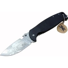 Gear HST-1238 Desenli Outdoor Çakı 23,5 cm - Açacaklı, Cam Kırma Perçinli, Kılıflı