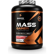 Shock Nutrition Mass Gainer 3000 G 60 Servis Çilek Aromalı
