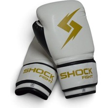 Shock Fight Boxing Gloves Boks Eldiveni - Beyaz 8 Oz