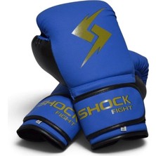 Shock Fight Boxing Gloves Boks Eldiveni - Mavi 14 Oz