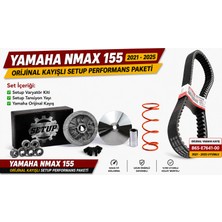 Setup Motorcycle Yamaha Nmax 155 2021-2025 Orijinal Kayışlı Performans Varyatör Seti