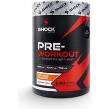 Shock Nutrition Pre Workout 450 G 30 Servis Portakal Aromalı