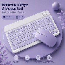 Redmud Teknoloji Samsung Galaxy  Tab A9 SM-X110 / SM-X115 ile Uyumlu Klavye Mouse Set