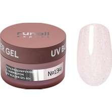 Runail Parıltılı Yarı Şeffaf Süt Pembe Expert Protez Tırnak Jeli Kamuflaj Shimmer Uv Gel 50GR. 134
