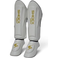 Shock Fight Kickboks Muay Thai Pro Kaval Koruyucu Beyaz - Xl