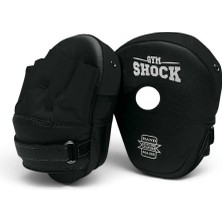 Gym Shock Pro Avuç Içi Deri Boks Lapası Çift - Siyah