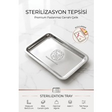 Transformacion Premium Cerrahi Çelik Sterilizasyon Tepsisi 18X12CM: Paslanmaz Lüks Medikal & Kozmetik Küvet 722718