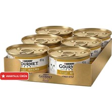 Purina Gourmet Gold Kıyılmış Hindi Etli Kedi Konservesi 85 gr x 40 Adet