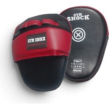 Gym Shock Amatör Avuç Içi Boks Lapası 22 x 18 x 4 cm - Siyah/kırmızı