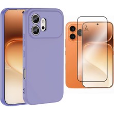 Coolacs Honor 600 Uyumlu Içi Kadife Lansman Kılıf ve 5d Ekranı Tam Kaplayan Temperli Cam Ekran Koruyucu