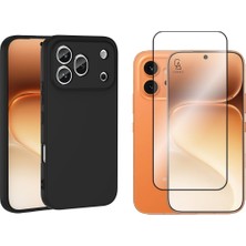 Coolacs Honor 600 Pro Uyumlu Içi Kadife Lansman Kılıf ve 5d Ekranı Tam Kaplayan Temperli Cam Ekran Koruyucu
