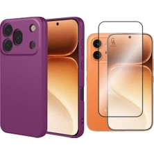 Coolacs Honor 600 Pro Uyumlu Içi Kadife Lansman Kılıf ve 5d Ekranı Tam Kaplayan Temperli Cam Ekran Koruyucu