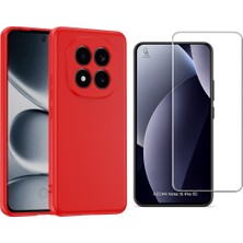 Coolacs Xiaomi Redmi Note 15 Pro 5g Uyumlu Içi Kadife Lansman Kılıf ve Şeffaf Temperli Cam Ekran Koruyucu