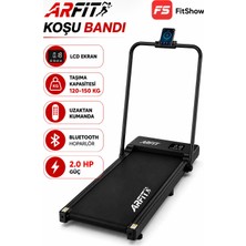 Akıllı Koşu ve Yürüyüş Bandı – Hoparlörlü, Katlanabilir, LCD Ekran, FitShow Uyumlu