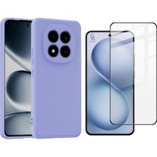 Coolacs Xiaomi Redmi Note 15 Pro 5g Uyumlu Içi Kadife Lansman Kılıf ve 5d Tam Kaplayan Cam Ekran Koruyucu