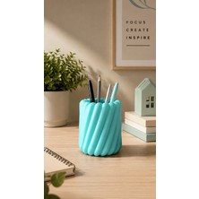 Pastel Yeşil Spiral Kalemlik