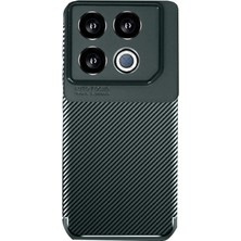 Infinix Gt 20 Pro Kılıf Auto Focus Karbon Kapak - Koyu Yeşil