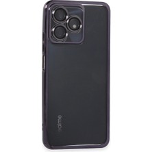 Realme C53 Kılıf Razer Lensli Silikon - Mor