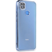 Xiaomi Redmi 9c Kılıf Razer Lensli Silikon - Açık Mavi