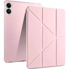 Xiaomi Redmi Pad Pro 12.1 Kılıf Kalemlikli Mars Tablet Kılıfı - Rose Gold