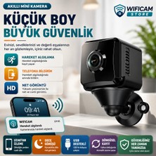 Wificam Balık Gözü Lens Geniş Açı Mini Wifi Kamera