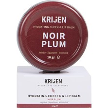 Noir Plum Mürdüm Renkli Dudak & Yanak Balmı | Bitkisel Krem Allık&ruj&far