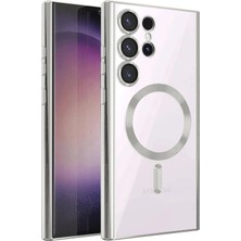 Samsung Galaxy S23 Ultra Kılıf Kross Magneticsafe Kapak - Titan Gri