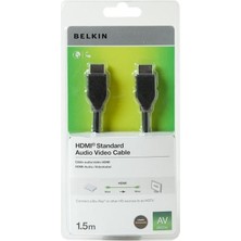 Hızlı HDMI 1.4 Kablosu, 1.5m (4k, Ultra Hd, 3d), F3Y017BT1, 5mblk
