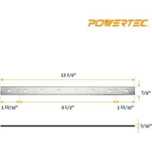 DW735, DW735X Planya Için 33 cm Planya Bıçakları, DW7352 Planya Bıçakları Için Değiştirme, 6'lı Set (12800DDV)