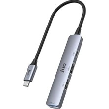 Type-C 4 Portlu USB 3.0 / USB 2.0 Çoklayıcı Dönüştürücü Hub