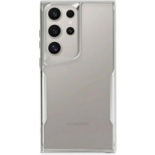 Samsung Galaxy S24 Ultra Kılıf Boyi Silikon Kapak - Gümüş