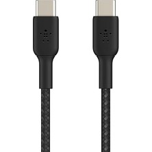 (0.5ft) Braided Usb-C To Usb-C Cable For 16, 16 Pro, 16 Pro Max, 16 Plus, 15, Galaxy S24, S23, NOTE10, 9, 8, iPad Pro & More -