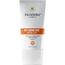 Duaderm Leke Karşıtı Yüz Güneş Kremi SPF50+, Vitamin C + Uva/uvb Korumalı, 50 ml