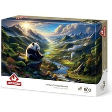 Pandanın Huzur Durağı 500 Parça Puzzle