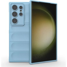 Samsung Galaxy S24 Ultra Kılıf Optimum Silikon - Sky Blue