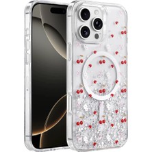 Onegif Apple Iphone 16 Pro Max Misk Simli Magsafe Kapak - Desen 5