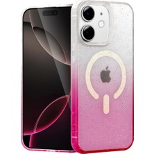 Apple Iphone 12 Pummel Shiny Magsafe Kapak - Pembe
