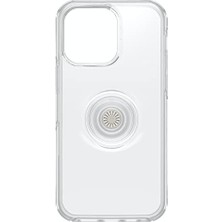 14 Pro Max Otter+Pop Kılıfı, Darbeye Dayanıklı, Düşmeye Dayanıklı, Popsockets Popgrip'li Koruyucu Kılıf, Askeri Standartlara Göre 3 Kez Test Edilmiştir, Şeffaf