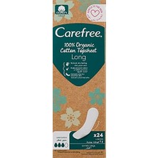Carefree Organic Uzun 24'lü Günlük Ped