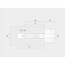 Apolo Mea Dübel F 10 mm Naylon 50 Adet