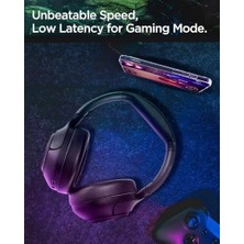 Audio Kulak Üstü P10 Bluetooth Kablosuz Kulaklık - Anc Pro Aktif Gürültü Engelleme + Enc 5 Mikrofon - 40MM Titanyum Sürücü - 60 Saat Pil - Ios & Eq App Şeffaf & Gaming Mod - ASD09691