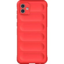Samsung Galaxy A05 Kılıf Optimum Silikon - Kırmızı