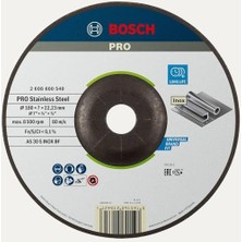 Professional Accessories 2608600540 Schleifzubehoer Schruppsch. 180 x 6 mm F. Ino x