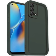 Oppo A74 4g Kılıf Viera Silikon - Koyu Yeşil