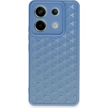 Xiaomi Redmi Note 13 Pro 5g Kılıf Petek Silikon Kapak - Mavi