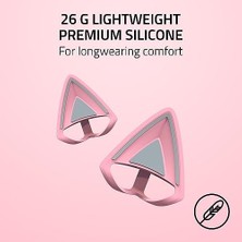 Ears V2 – Fit Clip-On Ears Kulaklıklar Için (Clip-On Ears, Çok Yönlü, Ayarlanabilir Bantlar, 26 G Hafif Birinci Sınıf Silikon) Pembe